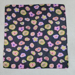 Colorful Patterned Egg Splotches Silk Scarf